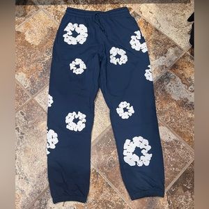 Denim Tears Navy Blue Sweatpants